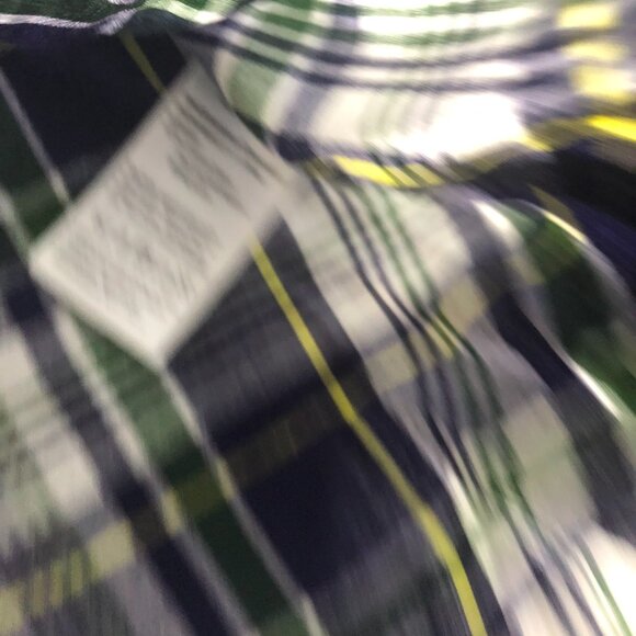 J Crew Shirt Mens Medium Blue Indian Madras Long Sleeve Plaid Button Cotton - Picture 7 of 9